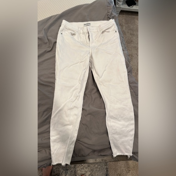 Women’s white express jeans - Picture 1 of 2